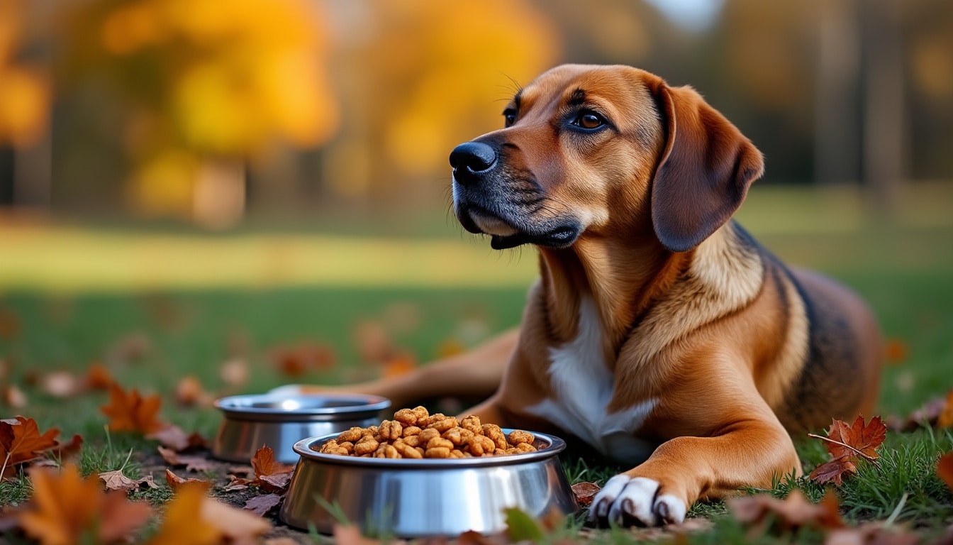 Alimentation du chien de chasse en saison : les besoins réels
