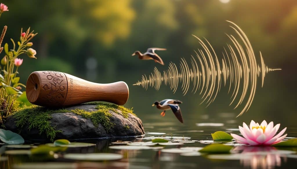 Appeau à canard colvert : les cinq sons de base