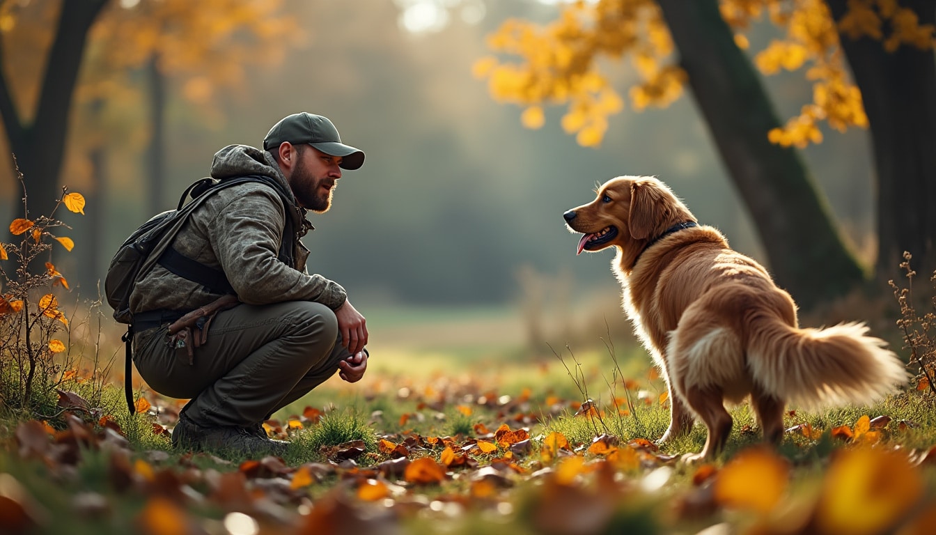 Apprendre le rappel à un chien de chasse : la méthode