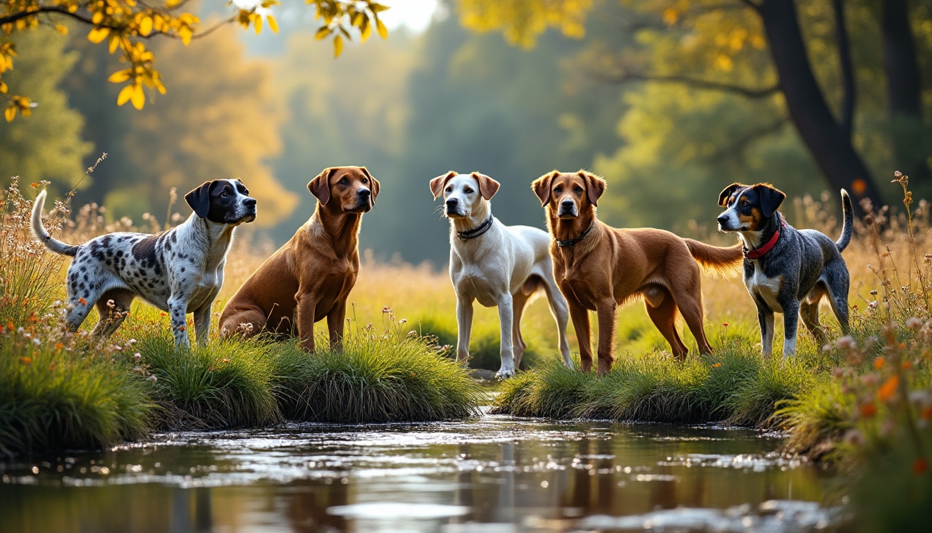 Chien de chasse : les groupes de races et leurs terrains