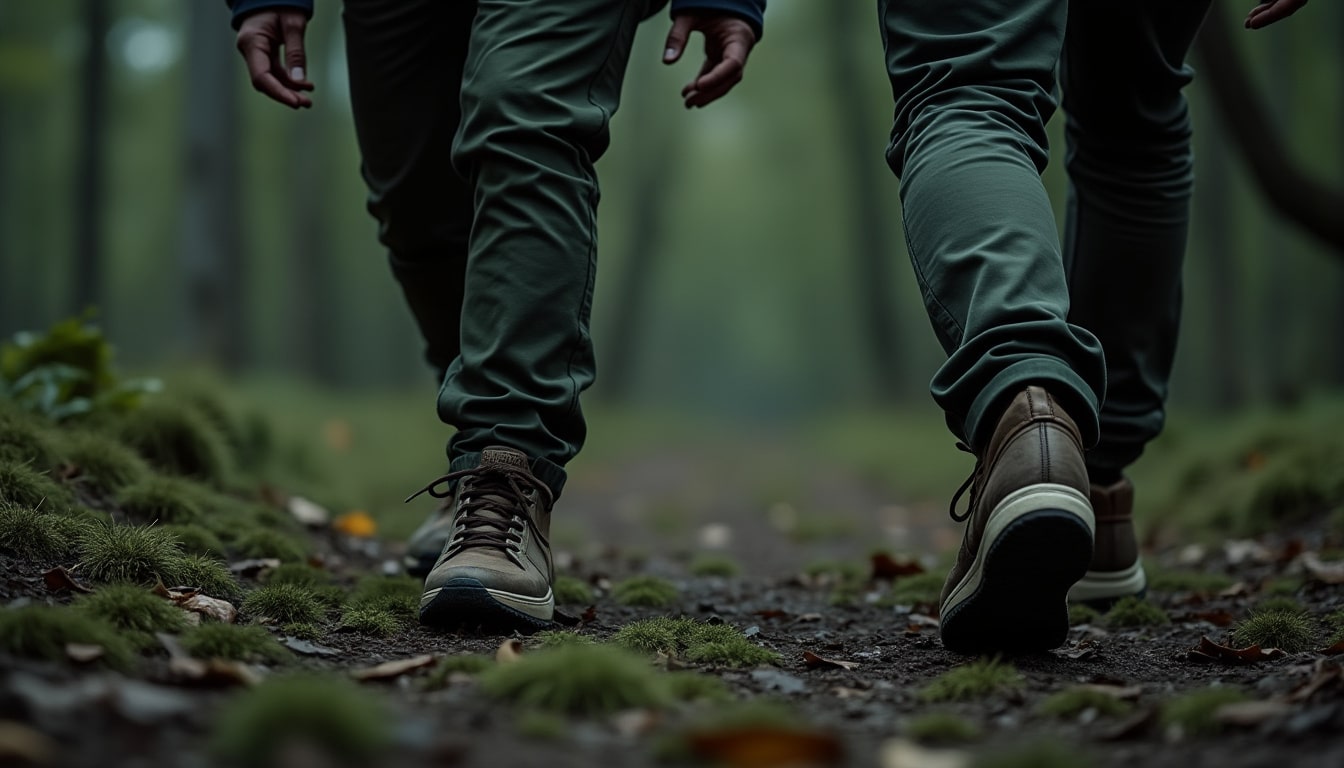 Silence à l&rsquo;approche : chaussures, vêtements et gestes
