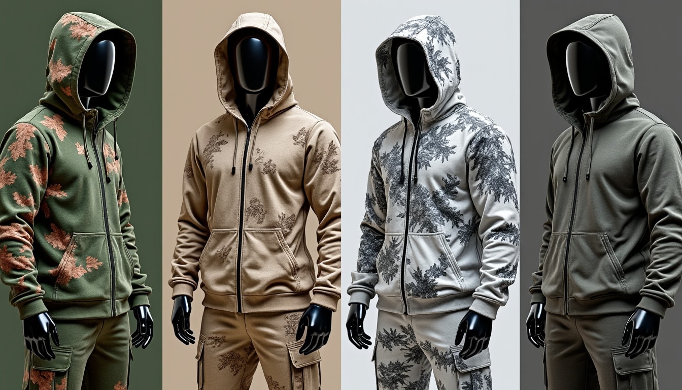 Tenue de camouflage : motifs selon le milieu et la saison