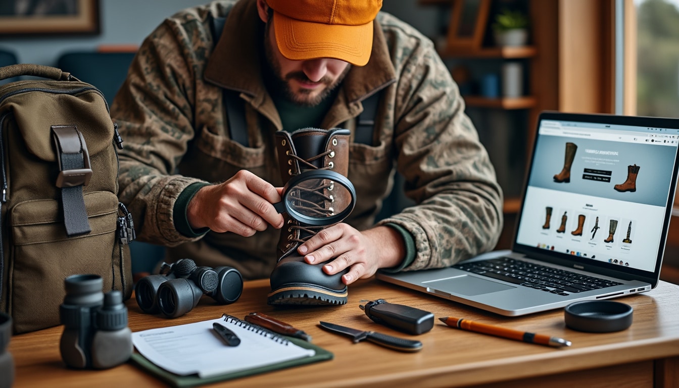 Acheter son matériel de chasse en ligne : ce qu&rsquo;il faut vérifier
