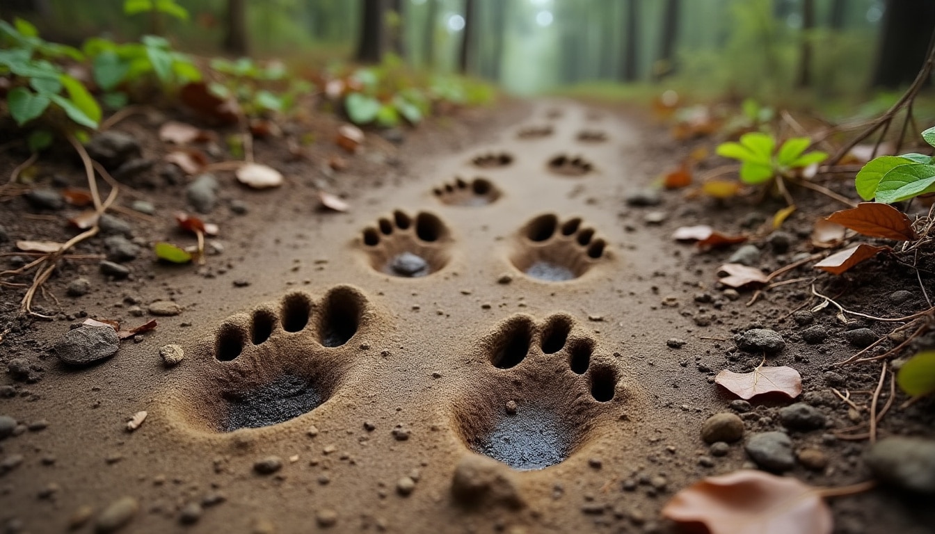 Reconnaître les traces de sanglier, chevreuil et cerf